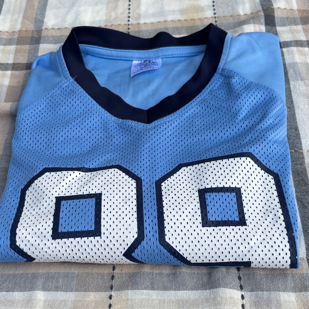Rivalry Threads Sky Blue Jersey with Dark Trim